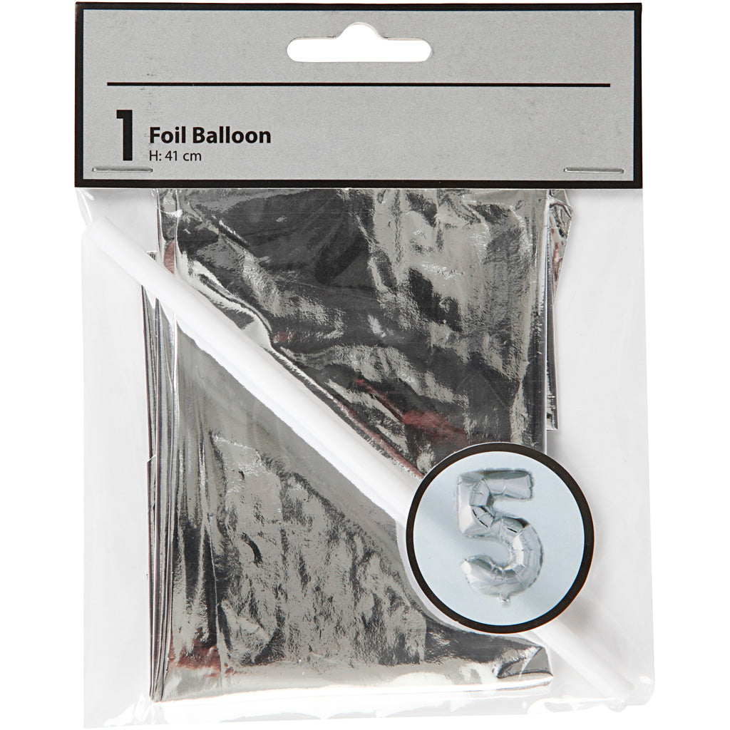 Https: www.cchobby.nl folieballon-5-h-41-cm-zilver-1-stuk