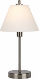 Lucide touch - tafellamp - ø 22 cm - 1xe14 - mat chroom