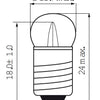 Bosma Lamp 6V 0.05 E10 fiets achter