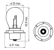 Bosma lamp 6v-15w p26s - afbeelding 1