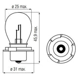 Bosma lamp 6v-20w p26s - afbeelding 2