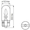 Bosma Lamp 12V-3W WEDGE T10