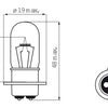 Bosma Lamp 12V-25 25W PX15D