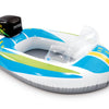 Intex zwembad kinderbootje-speedboot-blauw