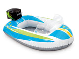 Intex zwembad kinderbootje-speedboot-blauw - afbeelding 1