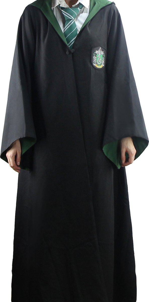 Cinereplicas harry potter - slytherin wizard robe zwaderich tovenaar kostuum (l)