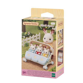 Epoch sylvanian families 5533 wandelwagen drieling