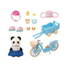 Epoch sylvanian families 5652 fiets en skate panda meisje