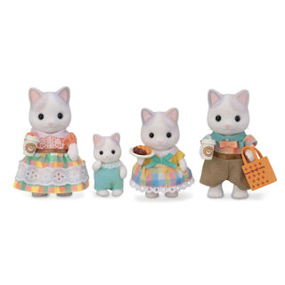 Epoch sylvanian families familie latte kat