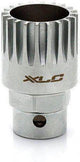 Xlc to-s05 trapassleutel - shimano - isis - 24mm - zilver