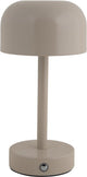 Leitmotiv tafellamp james led - grijs - 12.5x12.5x24.5cm - scandinavisch