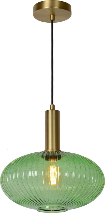 Lucide maloto - hanglamp - ø 30 cm - 1xe27 - groen