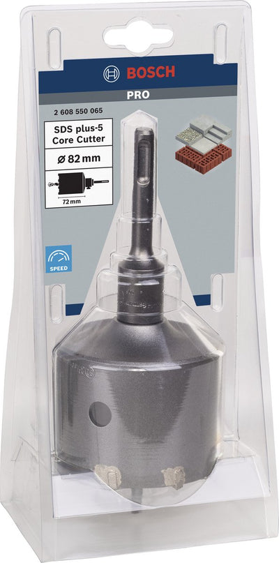 Bosch pro sds plus-5 core cutter set, 82 x 54 x 72 mm