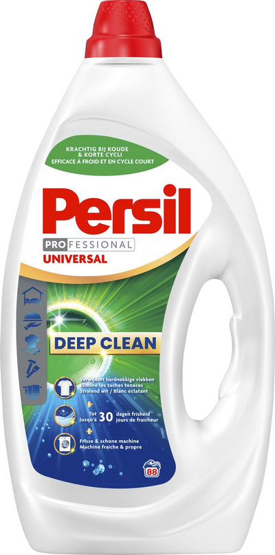 Persil professional gel universal - vloeibaar wasmiddel - krachtige vlekverwijdering - 88 wasbeurten - grootverpakking