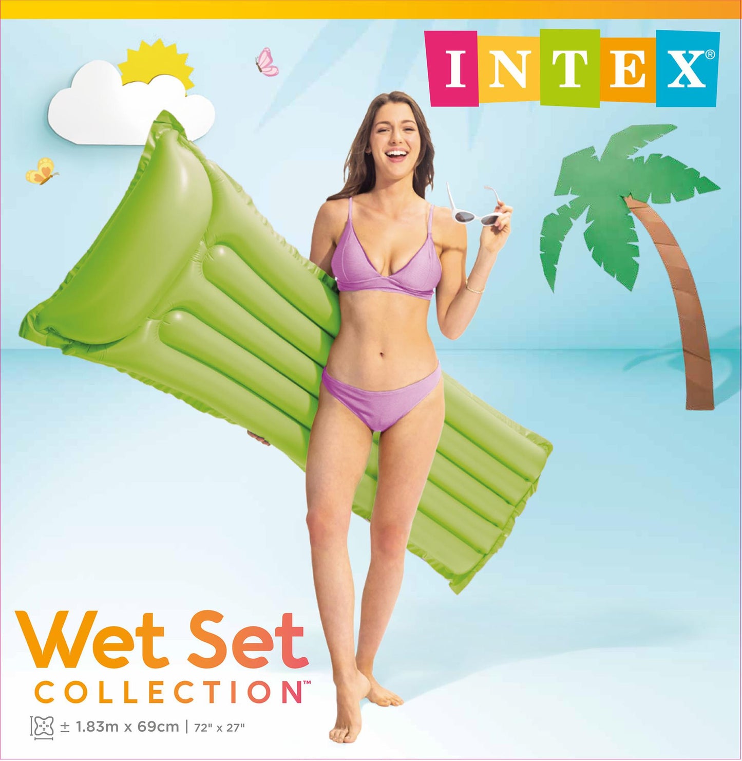 Intex luchtbed economats 183x69 cm