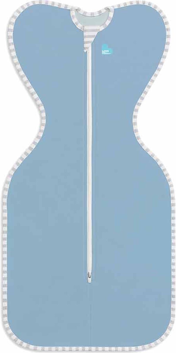 Love to dream ™ babyslaapzak swaddle up™ - inbakeren - baby 3-6 maanden - 6-8.5 kg - all season - 1.0 tog - oud blauw