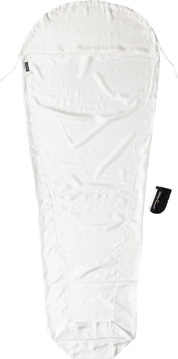 Cocoon mummyliner - lakenzak - zijde - wit