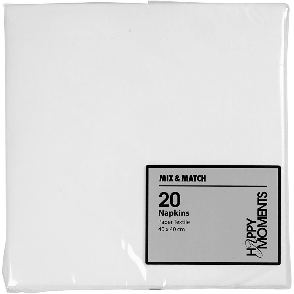 Https: www.cchobby.nl servetten-afm-40x40-cm-60-gr-wit-20-stuk-1-doos
