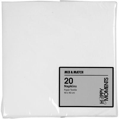 Https: www.cchobby.nl servetten-afm-40x40-cm-60-gr-wit-20-stuk-1-doos