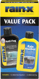 Rain-x anti-regen anti-condens voordeelverpakking - 2x200ml - regenafstotende coating = hydrofobe technologie