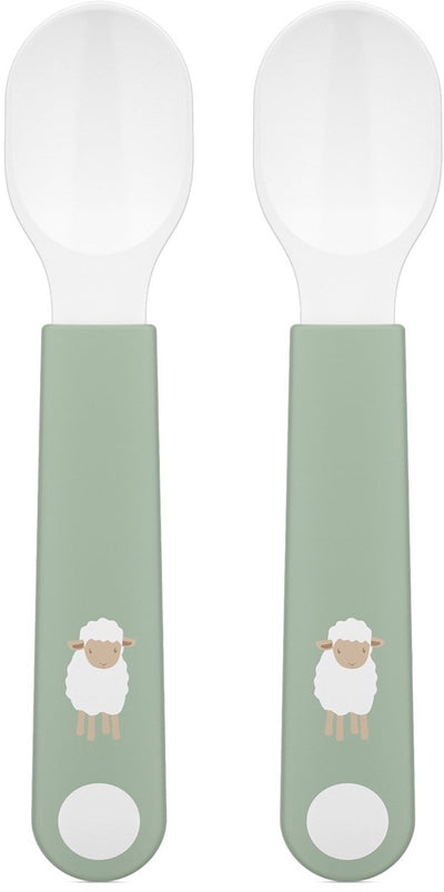 Mepal mio oefenlepel little dutch - set van 2 - goede grip - kinderservies - little farm