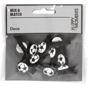 Https: www.cchobby.nl knijper-met-voetbal-afm-14x25-mm-dikte-12-mm-zwart-10-stuk-1-doos - afbeelding 2