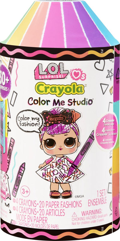 L.o.l. surprise! loves crayola color me studio - verrassingsitem - minipop