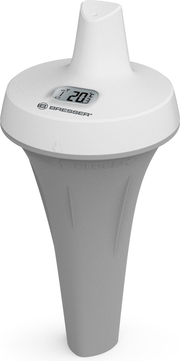 Bresser weerstation - spa- en zwembadthermometer - tot 30 meter bereik - compatible met diverse weerstations