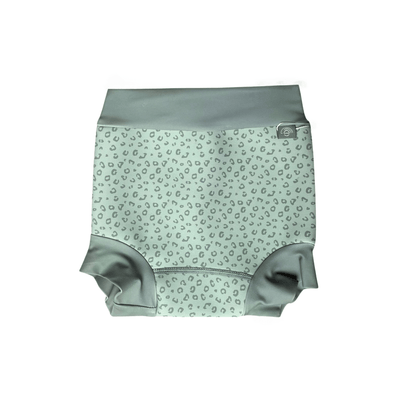 Leopard | groen neopreen zwemluier