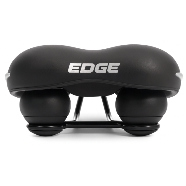 Edge fietszadel liberto - zwart (werkplaatsverpakking)