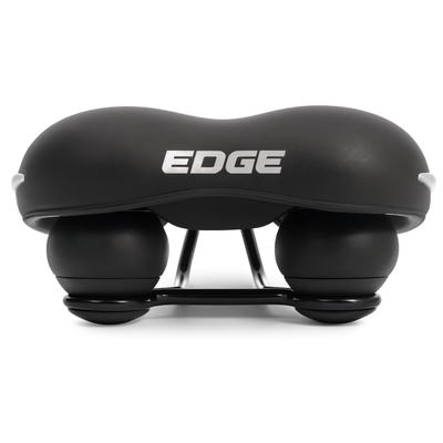 Edge fietszadel liberto - zwart (werkplaatsverpakking)