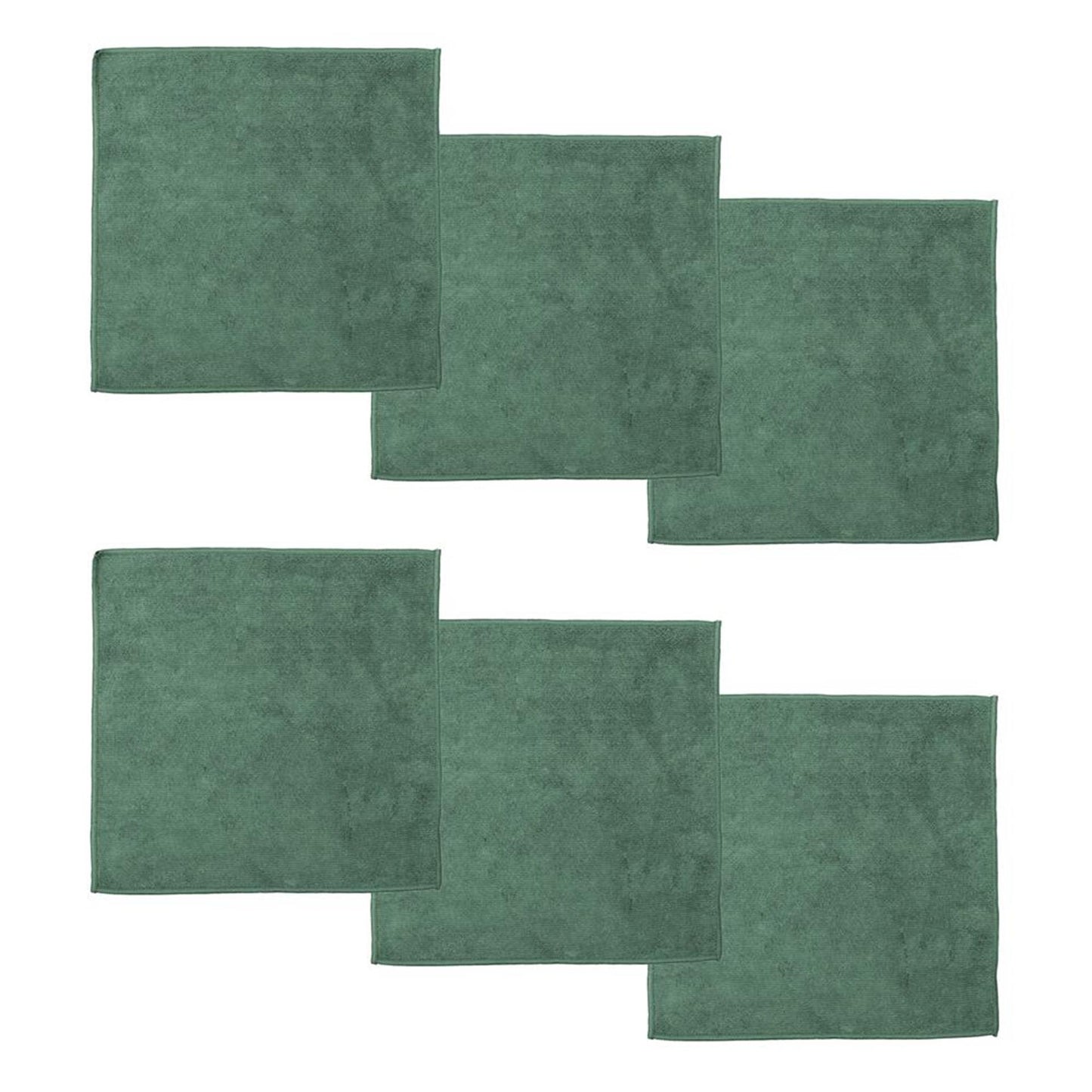 Ddddd microvezeldoek billie 30x30cm groen pak a 6 stuks