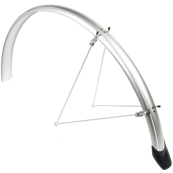 Spatbordset Eurofender Elegance 28 x 46 mm - zilver