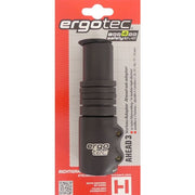 Stuurpen verlenger Ergotec Ahead 3 - 1-1 8 AL6061 T6 - zwart gezandstraald - afbeelding 1