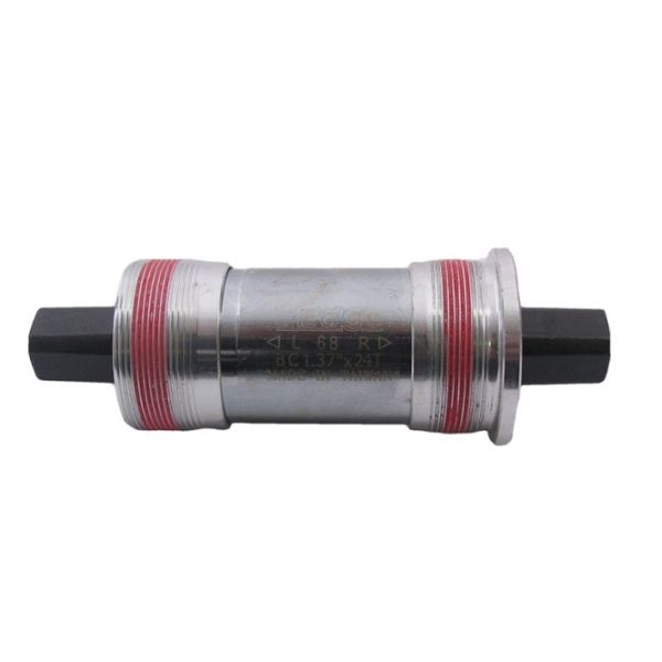 Edge vierkante trapas 127mm bsa 68mm met aluminium cups - zilver