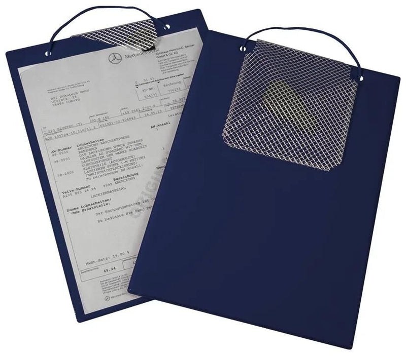 Eichner werktas plus order folder blue din a 4 standard