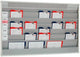 Eichner plantafel schedule board car din a wide 6 rails