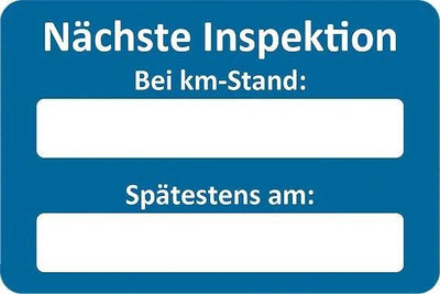 Eichner klantenservice sticker sticker inspection customer service sticker