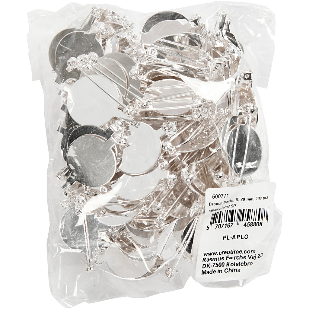Https: www.cchobby.nl brochespeld-d-20-mm-verzilverd-100-stuk-1-doos