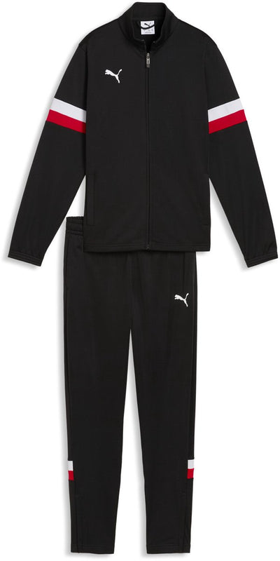 Puma individualrise tracksuit jr unisex trainingspak - black- white- red