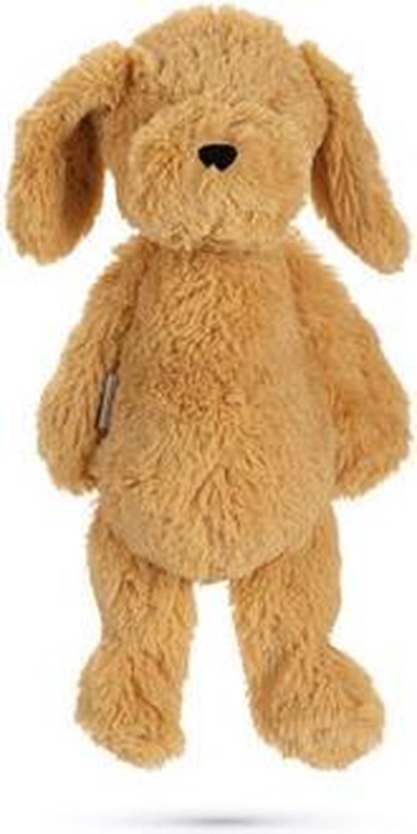 Beeztees hondenknuffel vajen - hondenspeelgoed - pluche - lichtbruin - 41x15x13 cm