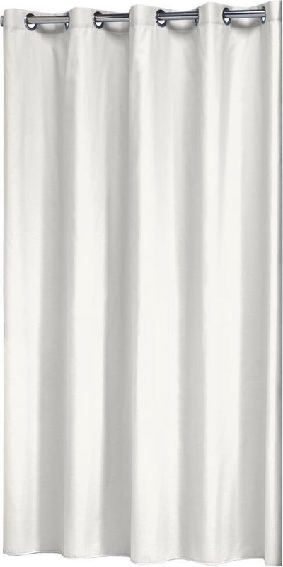 Sealskin coloris douchegordijn 180x200 cm - polyester katoen - wit