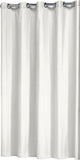 Sealskin coloris douchegordijn 180x200 cm - polyester katoen - wit