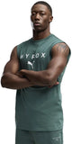 Puma x hyrox cutoff mouwloos t-shirt groen s man