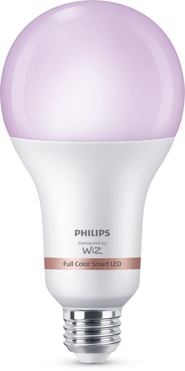 Philips lighting philips smart lighting - lamp - slimme led-verlichting - gekleurd en wit licht - e27 - 150w - mat - wi-fi