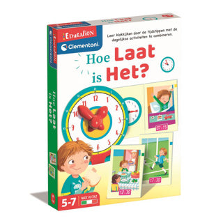 Clementoni leren klok kijken (nl) | 3 stuks
