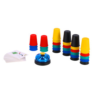 999-games 999 games stapelgekke speed cups actiespel, 6 spelers