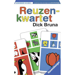 Ravensburger reuzenkwartet dick bruna - kaartspel | 2 stuks