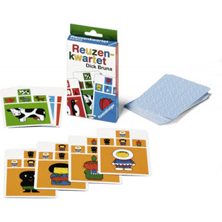 Ravensburger reuzenkwartet dick bruna - kaartspel | 2 stuks