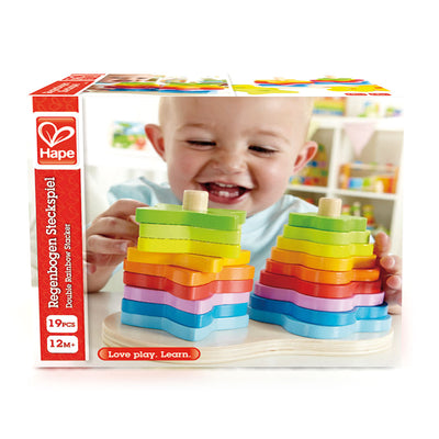 Hape stapeltoren regenboog
